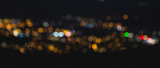 Lichtpunkte einer Stadt