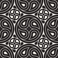 7337978 Seamless vector pattern geometric background. Geometric lines lattice. Rounded repeating abstract design elements.