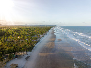 beach sea aerial view