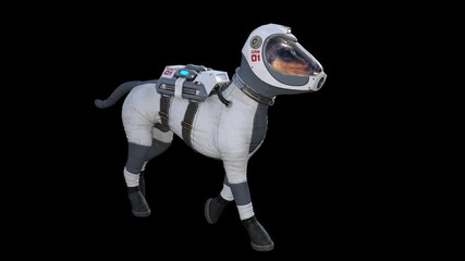 Dog in the Spacesuit Going