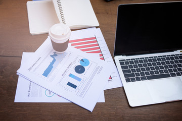 laptop computer on the table