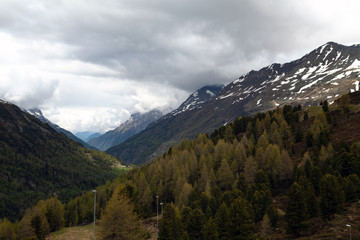Wolken, Alpen, Landschaft, Österreich, Berge, Gebirge, Schnee
