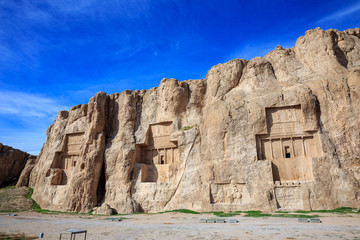 Iran - Naqsh-e Rustam - The tomb of Serse