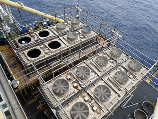 HVAC Air condensing coil unit repair