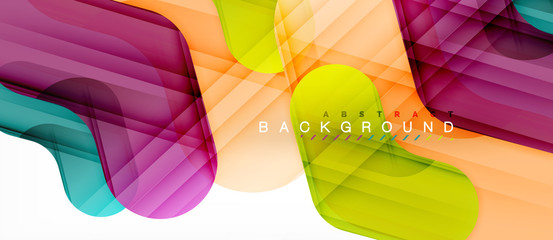 Colorful glossy arrows abstract background