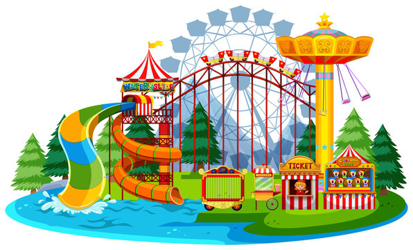 Fun water theme park