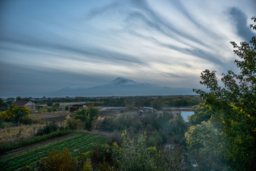 View of Mout Ararat from Armenia