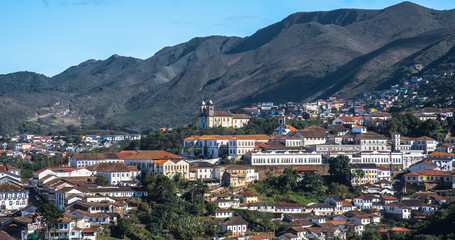 Fototapeta na wymiar Cidade de Ouro Preto MG Brasil