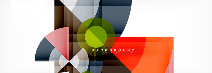 Modern geometric abstract background