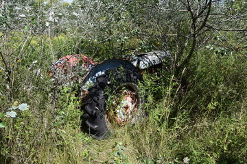 Abandoned tractor 
