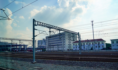 Naklejka premium We see on the road trip scenery