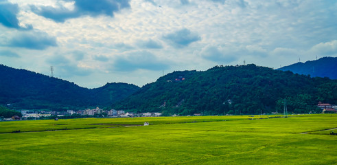 We see on the road trip scenery