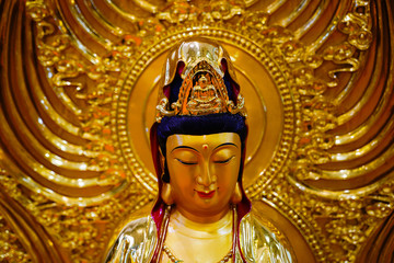 Statue of Chinese traditional deities