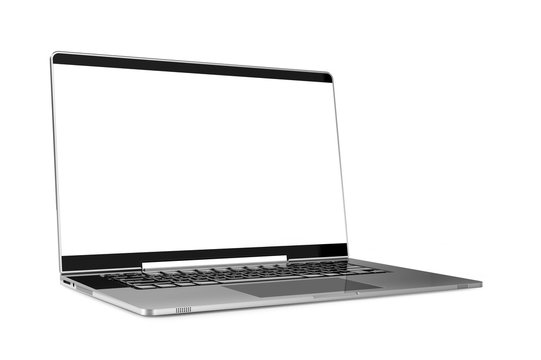 Laptop metallic mock-up