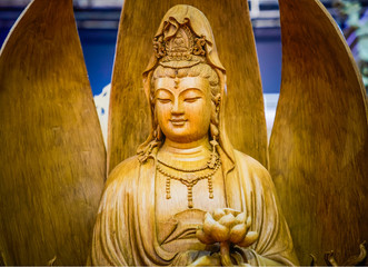 Fototapeta premium Statue of Chinese traditional deities