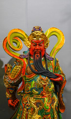 Statue of Chinese traditional deities