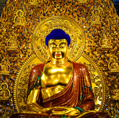 Obraz premium Statue of Chinese traditional deities
