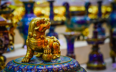 Fototapeta premium Statue of Chinese traditional deities