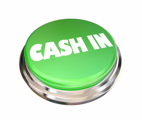 Cash In Button Income Profit Revenue 3d Illustration