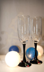 the new year decoration at home