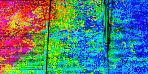 Old metal colorful background.