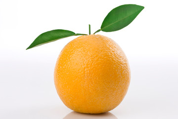 orange cut in half
