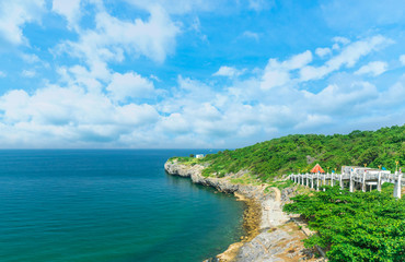 Fototapeta premium koh sichang popular with good weather in Chon Buri province at Thailand 