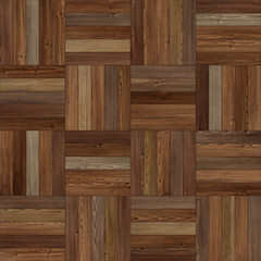 Seamless parquet texture dark brown