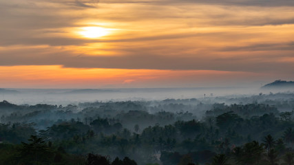 Morning Sun at Mt Merapi