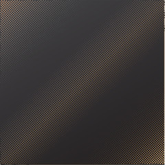 Halftone effect whit golden background. Golden mosaic banner. Vector illustration.