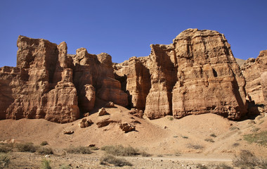 Fototapeta premium National Park Sharyn Canyon (Valley of castles). Kazakhstan