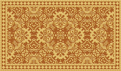 Closeup of colorful bokeh texture background (Tiles seamless, High-resolution 2D CG rendering illustration)