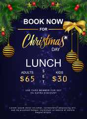 lunch set menu for christmas day