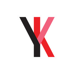 YK logo letter design