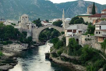 View of the town Bosnia and Herzegovina. Mostar - 231810453