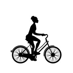 biker silhouette,isolated on white background