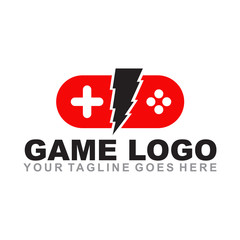 Fototapeta na wymiar game logo design