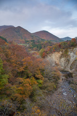 Fototapeta na wymiar Mountains of Akiu