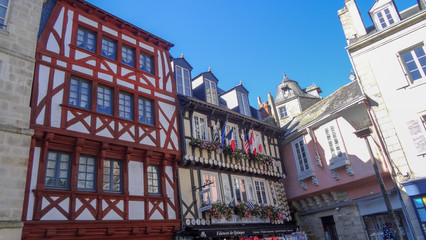 Beautiful Quimper, the city in Bretagne