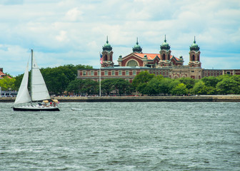 boat on the river