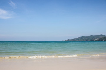 Fototapeta na wymiar Patong Beach at Phuket Thailand