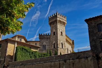 Old castle in Tuscany (San Casciano dei Bagni)