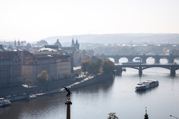 Die Moldau im Herbst