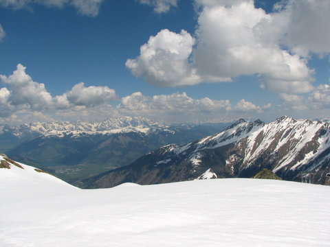 Alps landscape, more snow