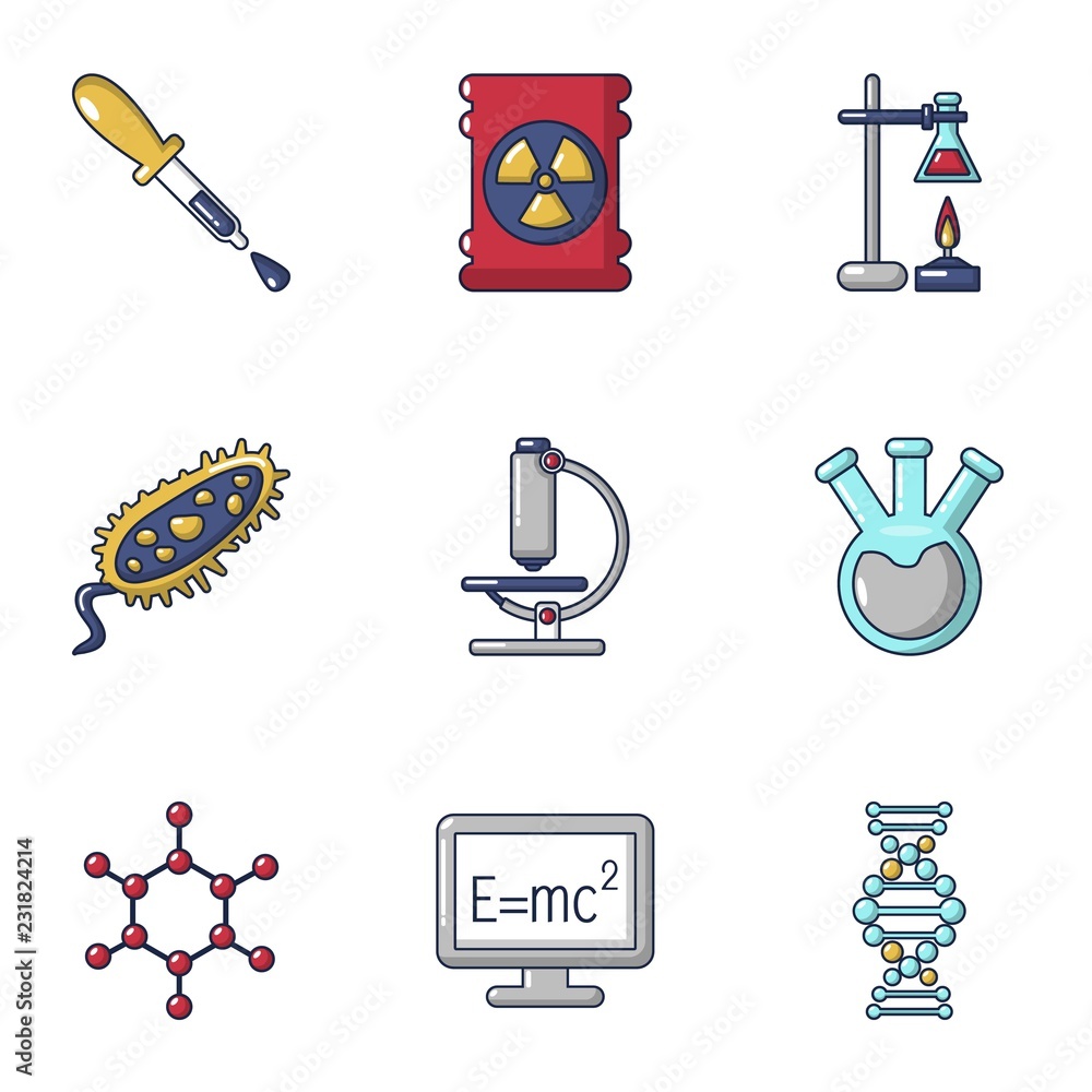 Poster analysis icons set. cartoon set of 9 analysis vector icons for web isolated on white background