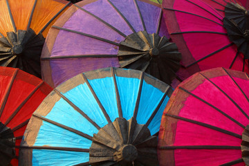 colorful craft Umbrella 