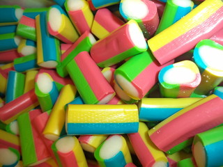 candy, a lot of colorful sweets