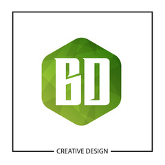 Initial Letter BD Logo Template Design Vector Illustration
