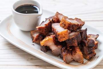 Fried Streaky Pork or Crispy Pork or Deep Fried Pork Belly