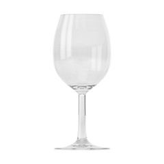 Wine glass isolated on white background, 3d render.